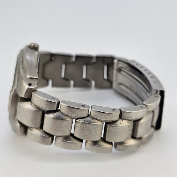 Massimo Men's Watch 37MM Gray Dial Date Gray Bracelet Band 6" New Battery - Picture 7 of 12